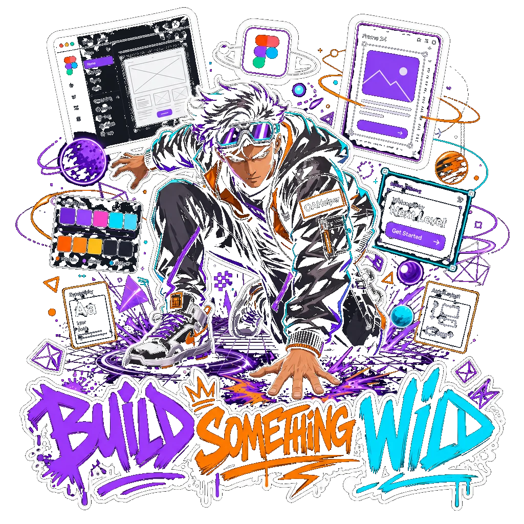 Build Something Wild - Design sticker